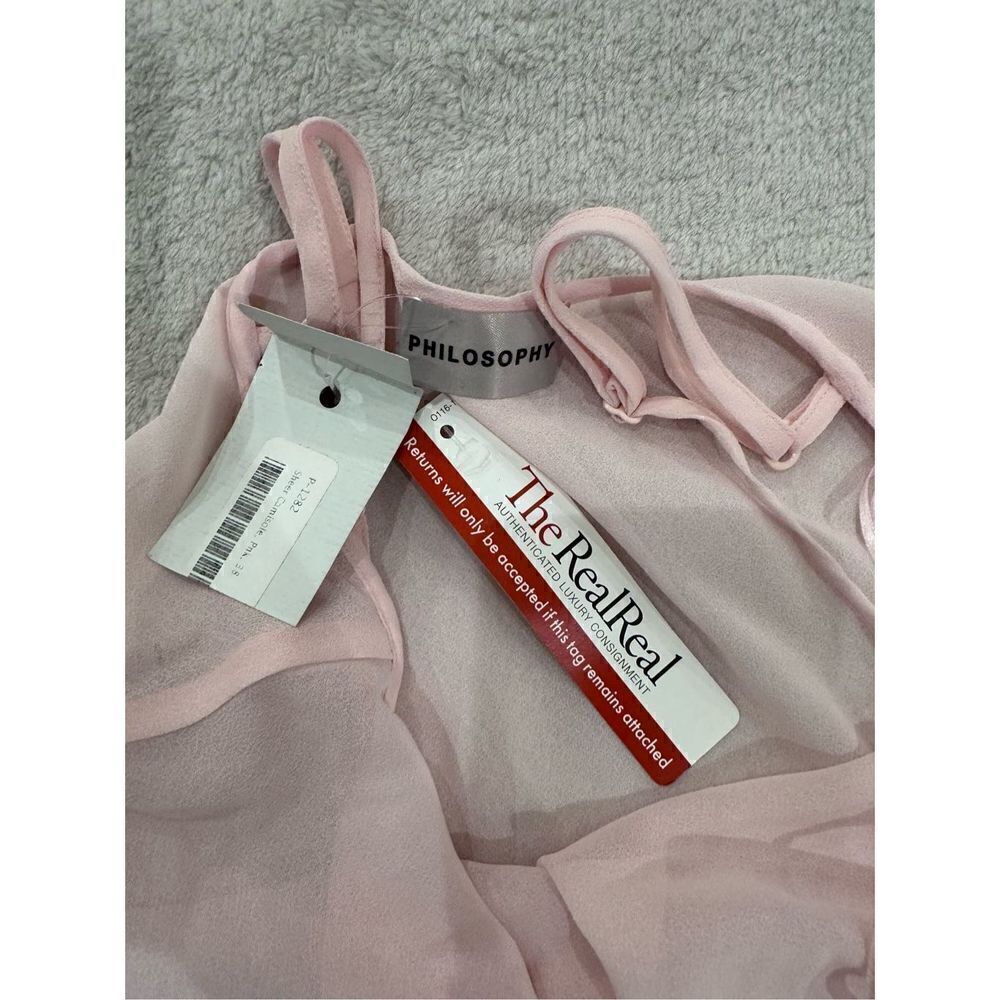 Sheer pink camisole philosophy new with tags - Picture 3 of 4